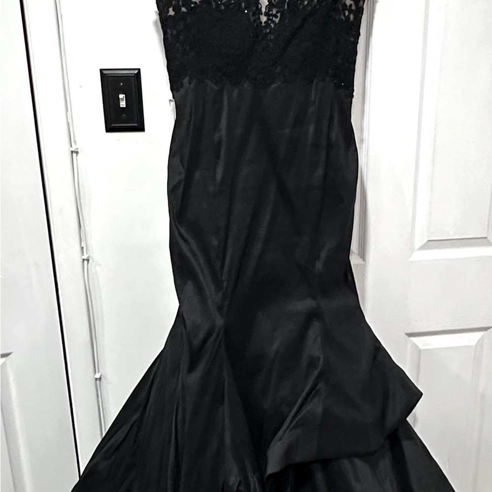 Black elegant dress for wedding, holiday event or just because